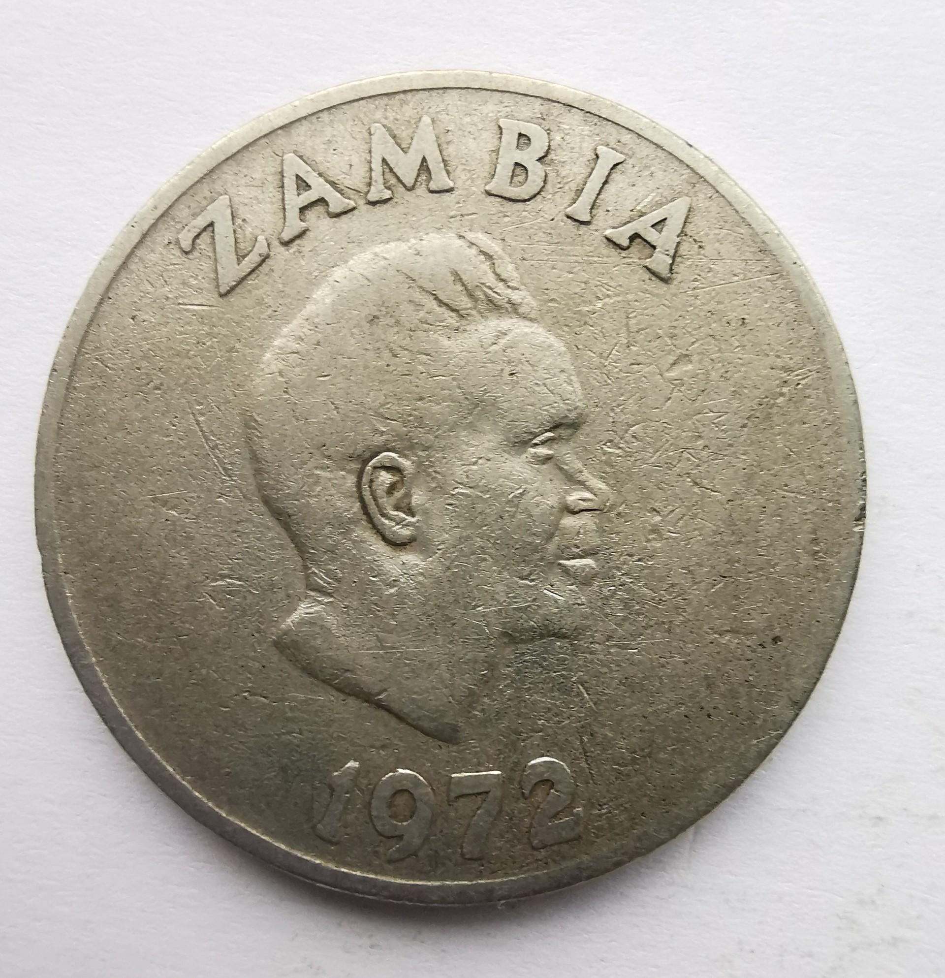 Zambija 20 ngvee 1972