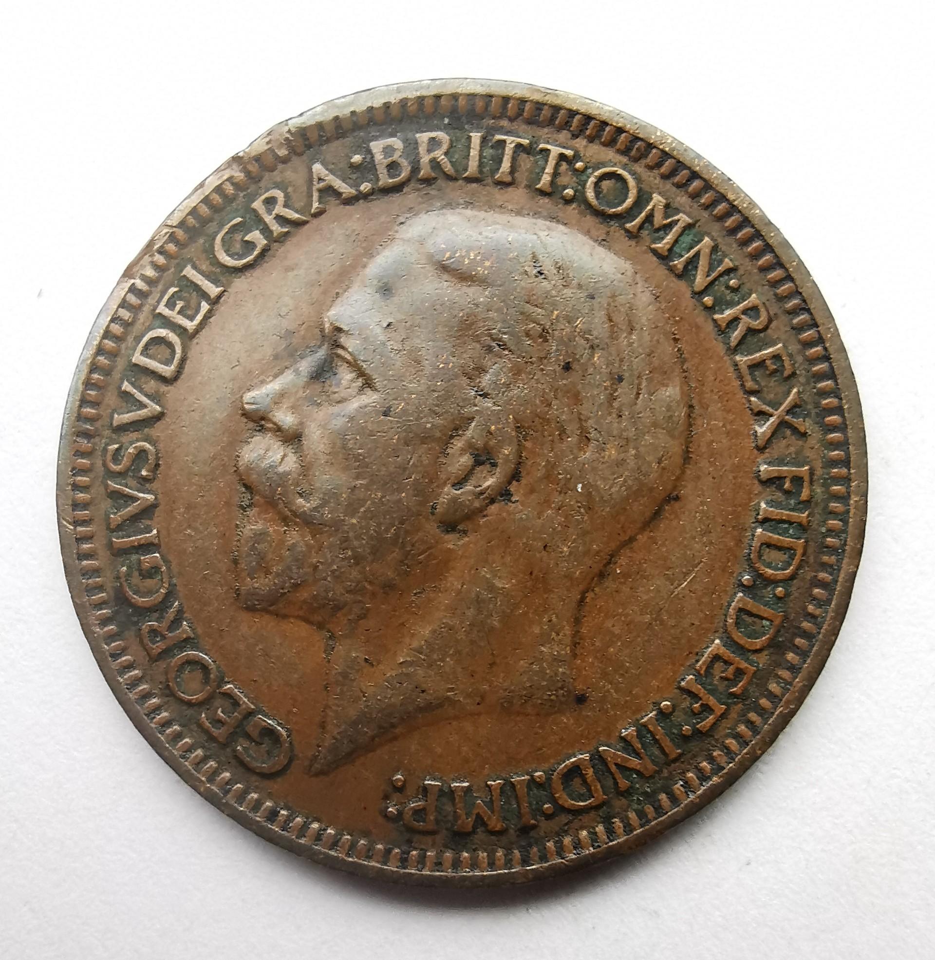 Didžioji Britanija 1 fartingas 1936