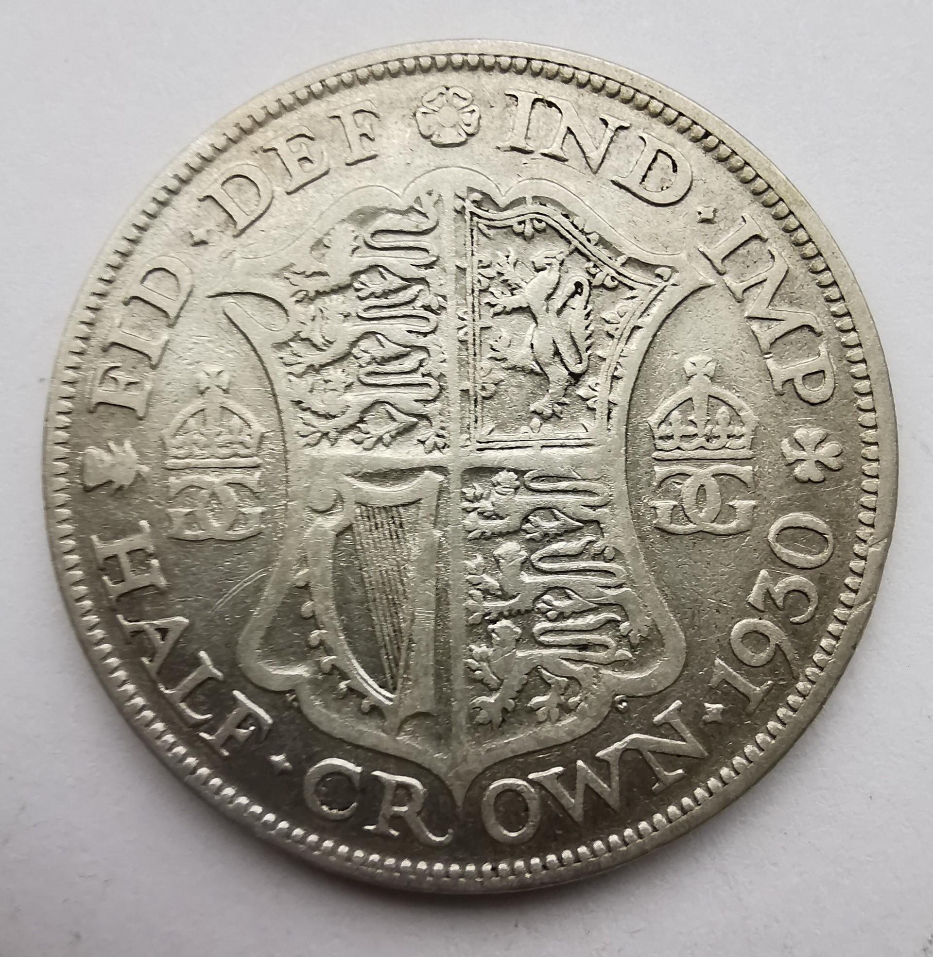 Didžioji Britanija 1/2 krona 1930