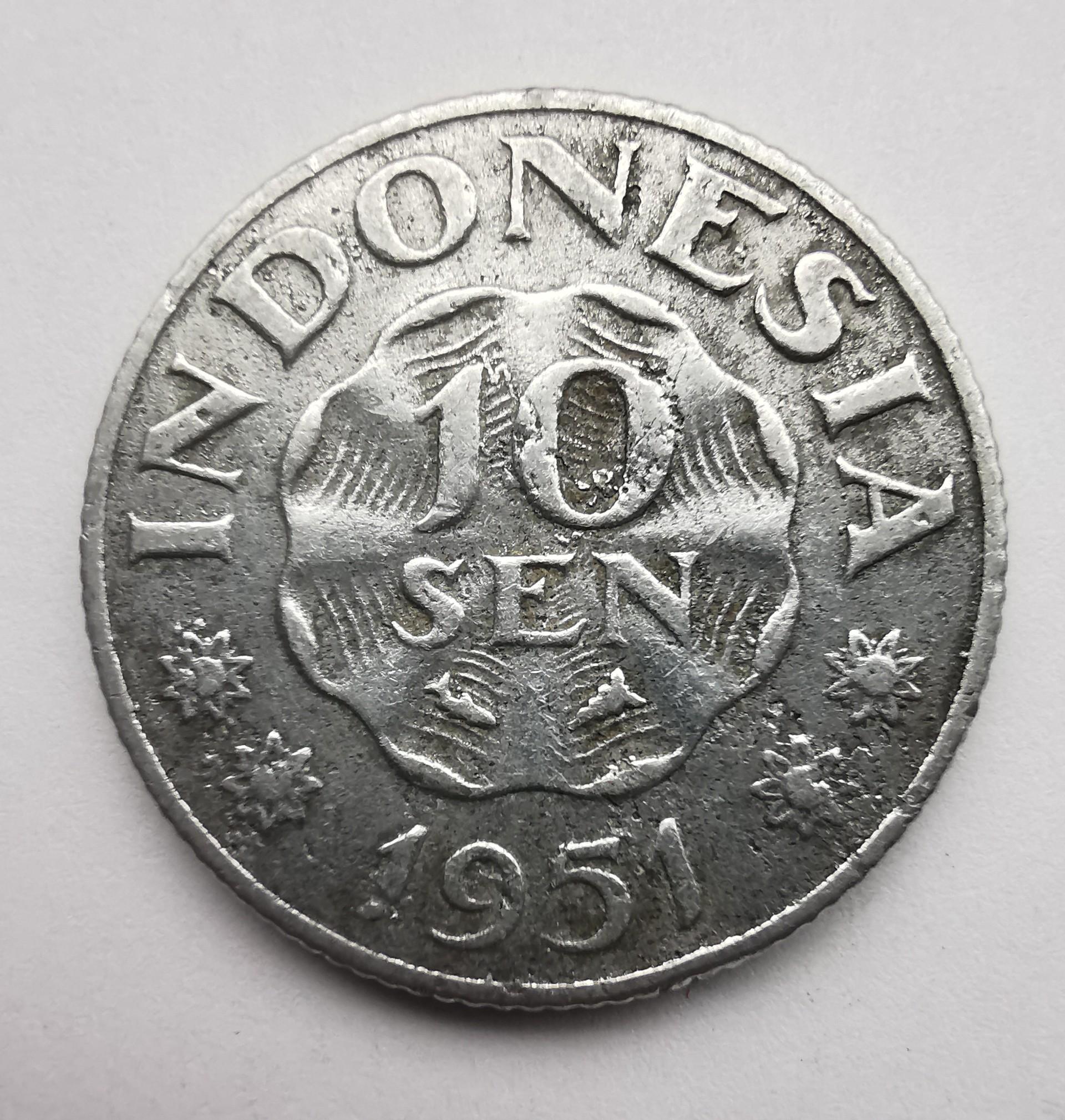 Indonezija 10 s 1951