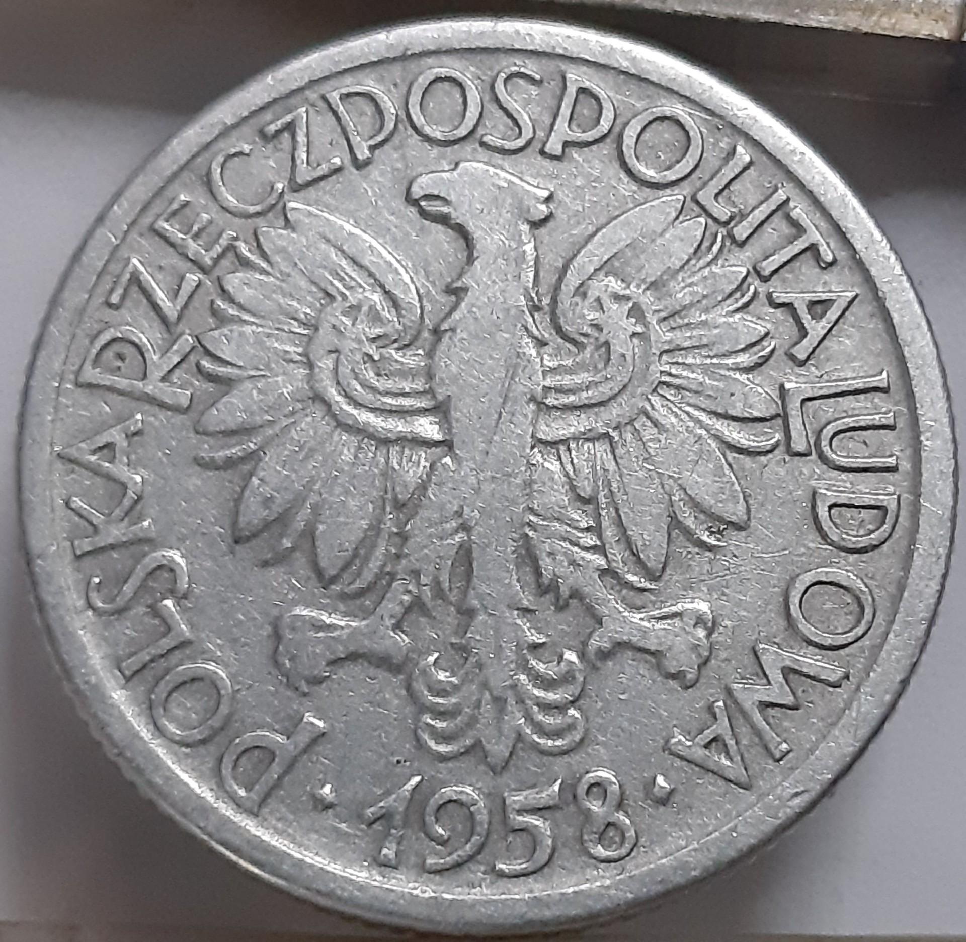 Lenkija 2 zlotai 1958 Y#46 (7833)