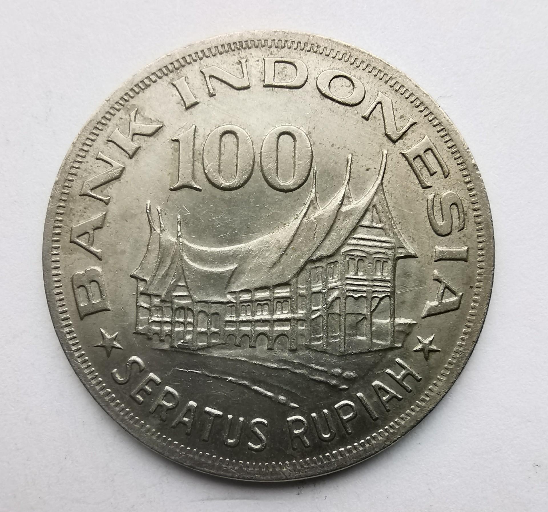 Indonezija 100 rupijų 1978