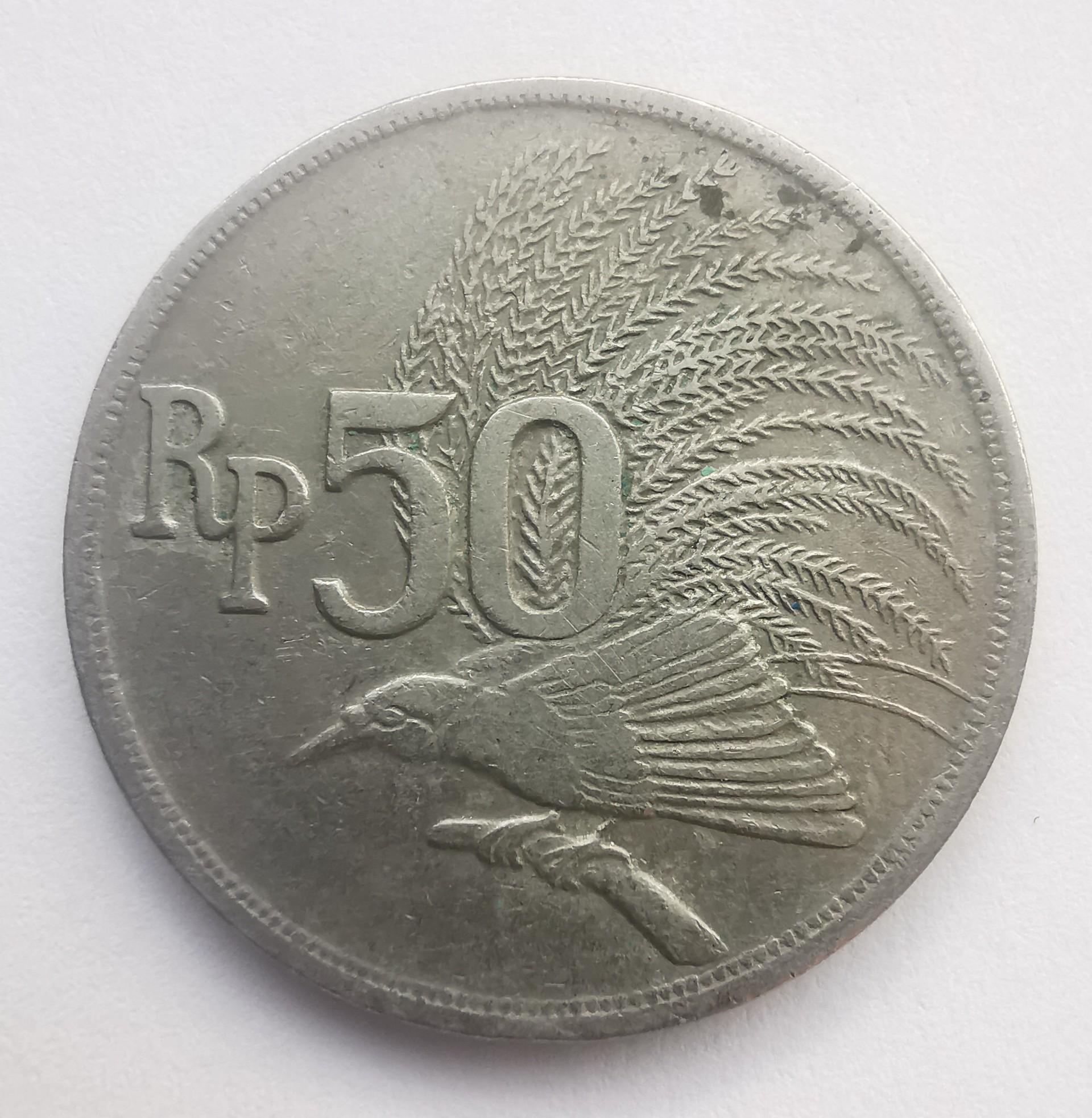 Indonezija 50 rupijų 1971