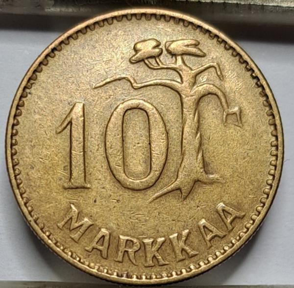 Suomija 10 markių 1955 KM#38 (7836)