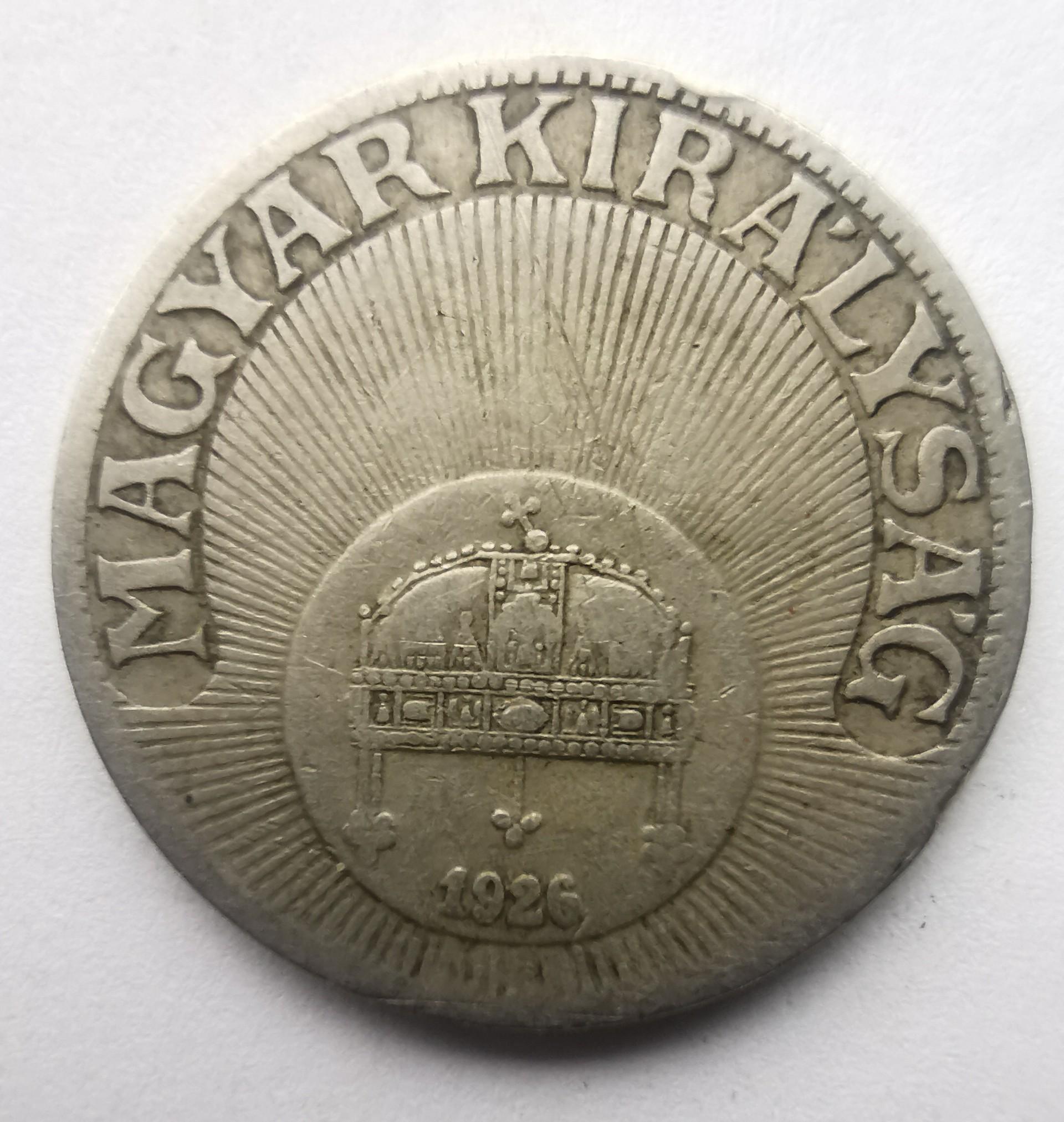 Vengrija 10 filler 1926