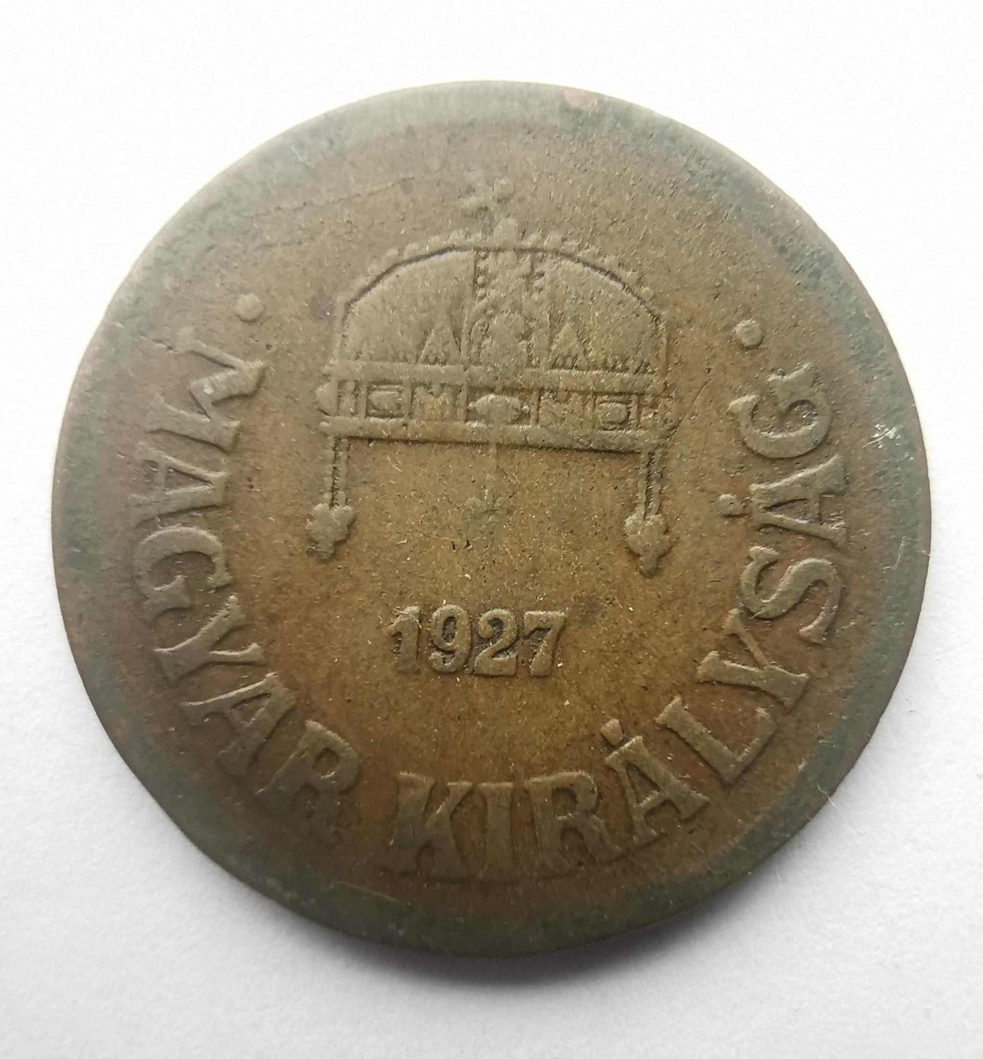 Vengrija 2 filler 1926