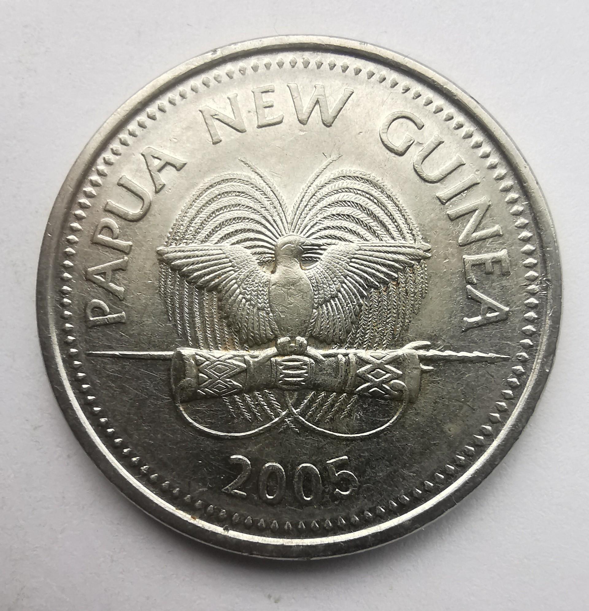 Papua Naujoji Gvinėja 10 toea 2005