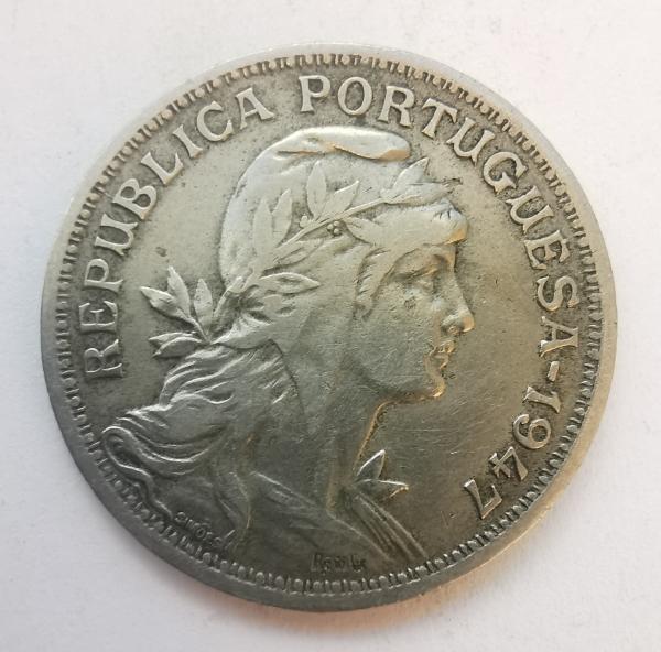 Portugalija 50 c 1947