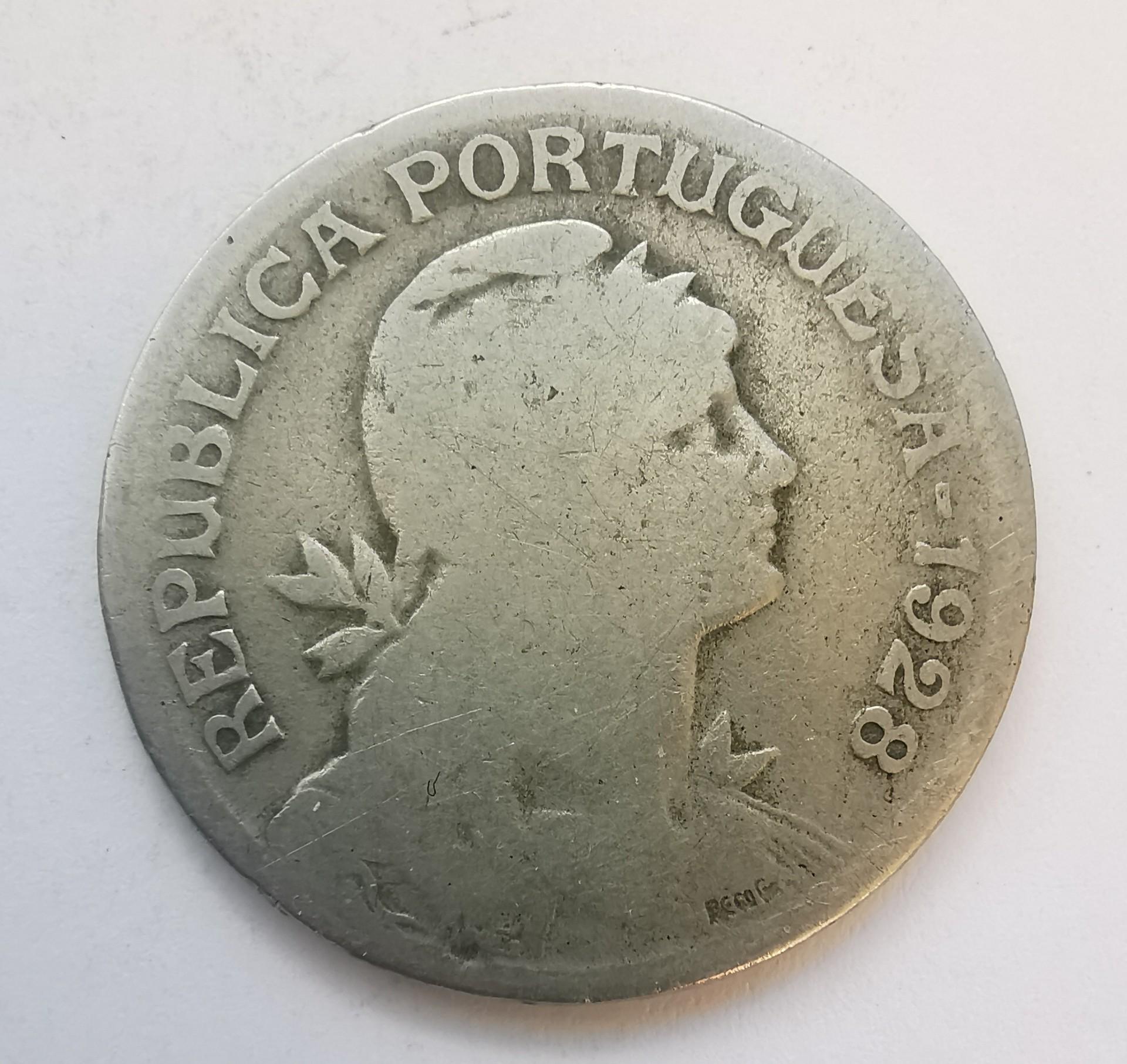 Portugalija 1 eskudas 1928