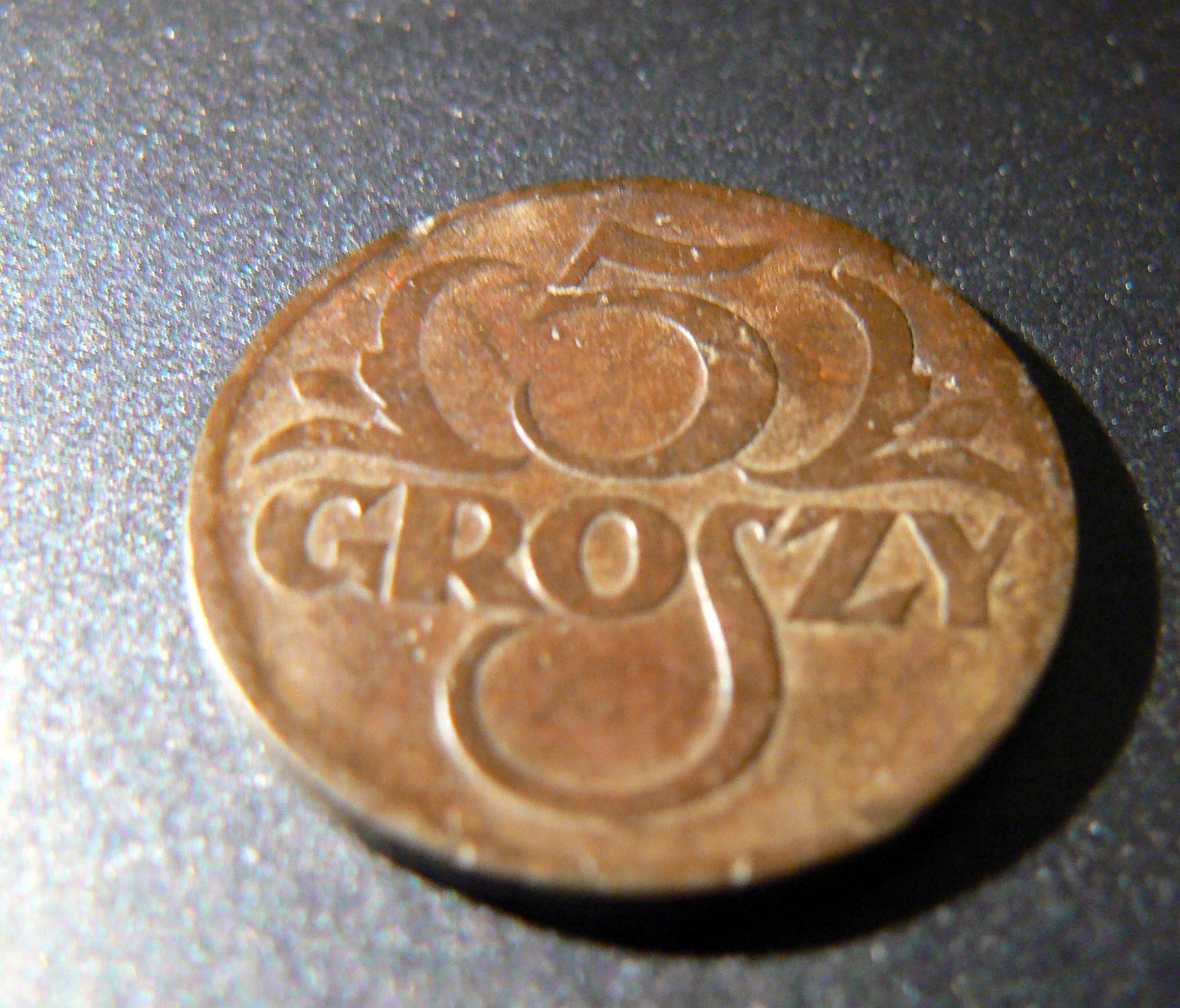 5 groszy 1923 m.