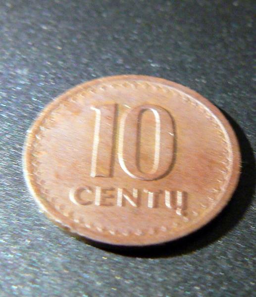 10 centš 1991 m.