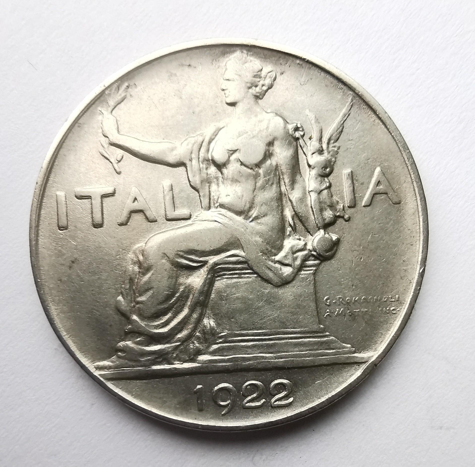 Italija 1 lira 1922