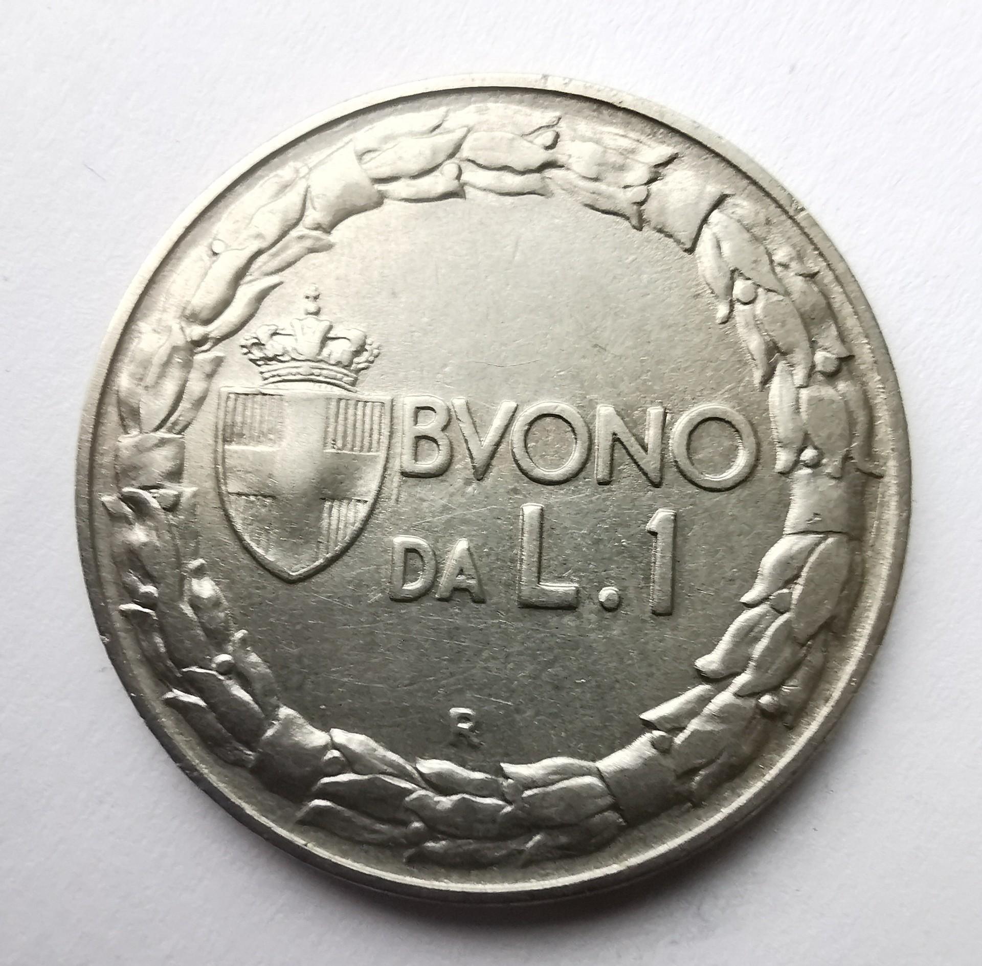 Italija 1 lira 1922