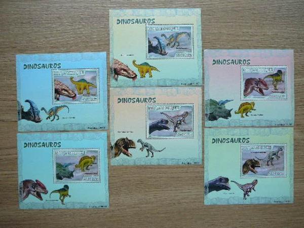 Mozambikas 2007 Dinozaurai svarus #3