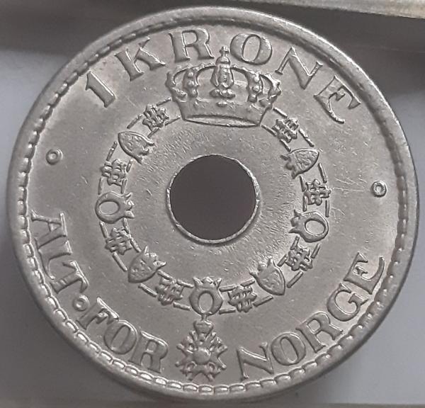 Norvegija 1 krona 1940 KM#385 (7876)