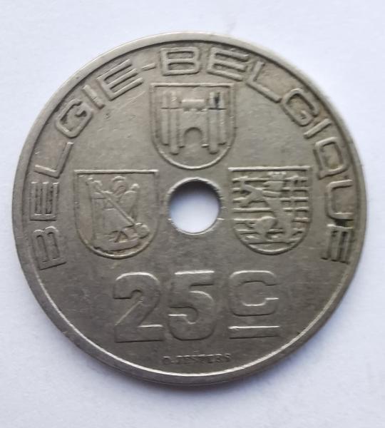 Belgija 25 c 1938