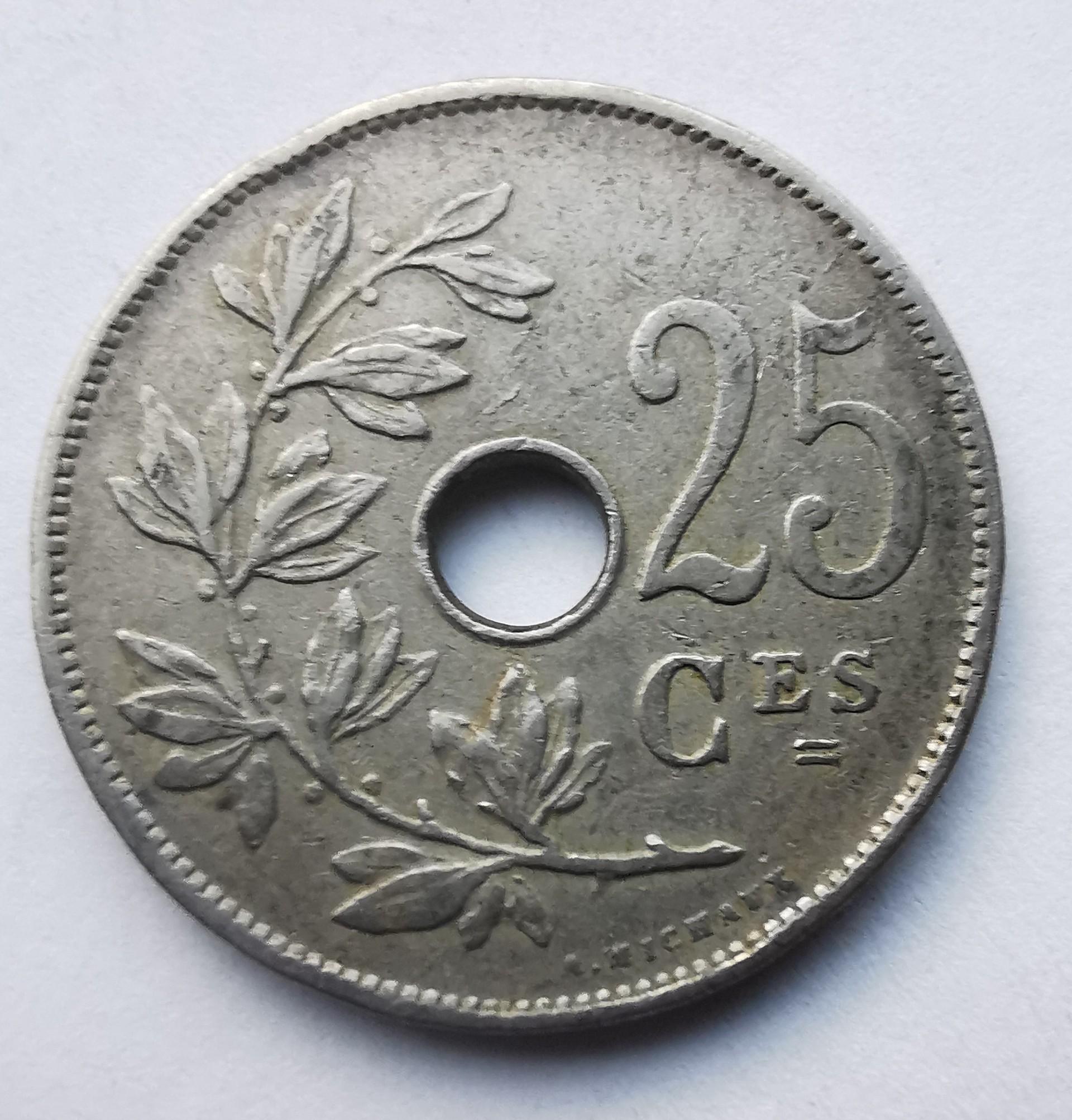 Belgija 25 c 1929