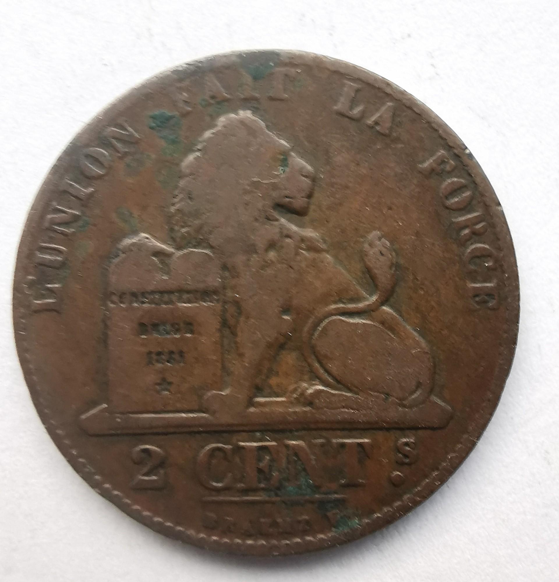Belgija 2 c 1863