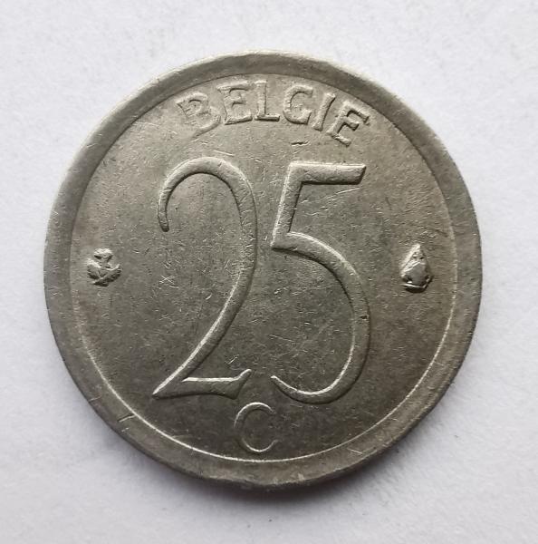 Belgija 25 c 1964