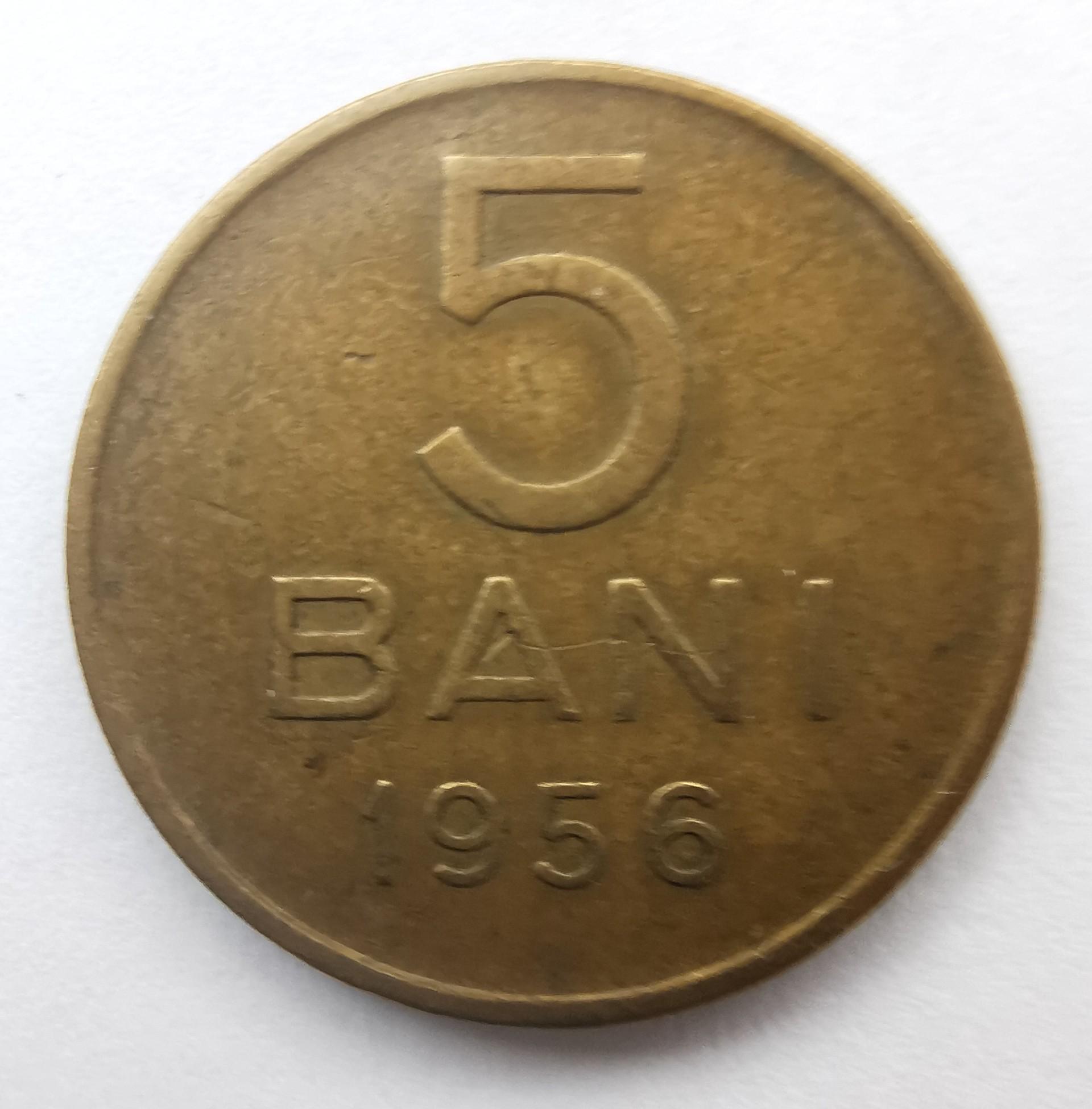 Rumunija 5 bani 1956