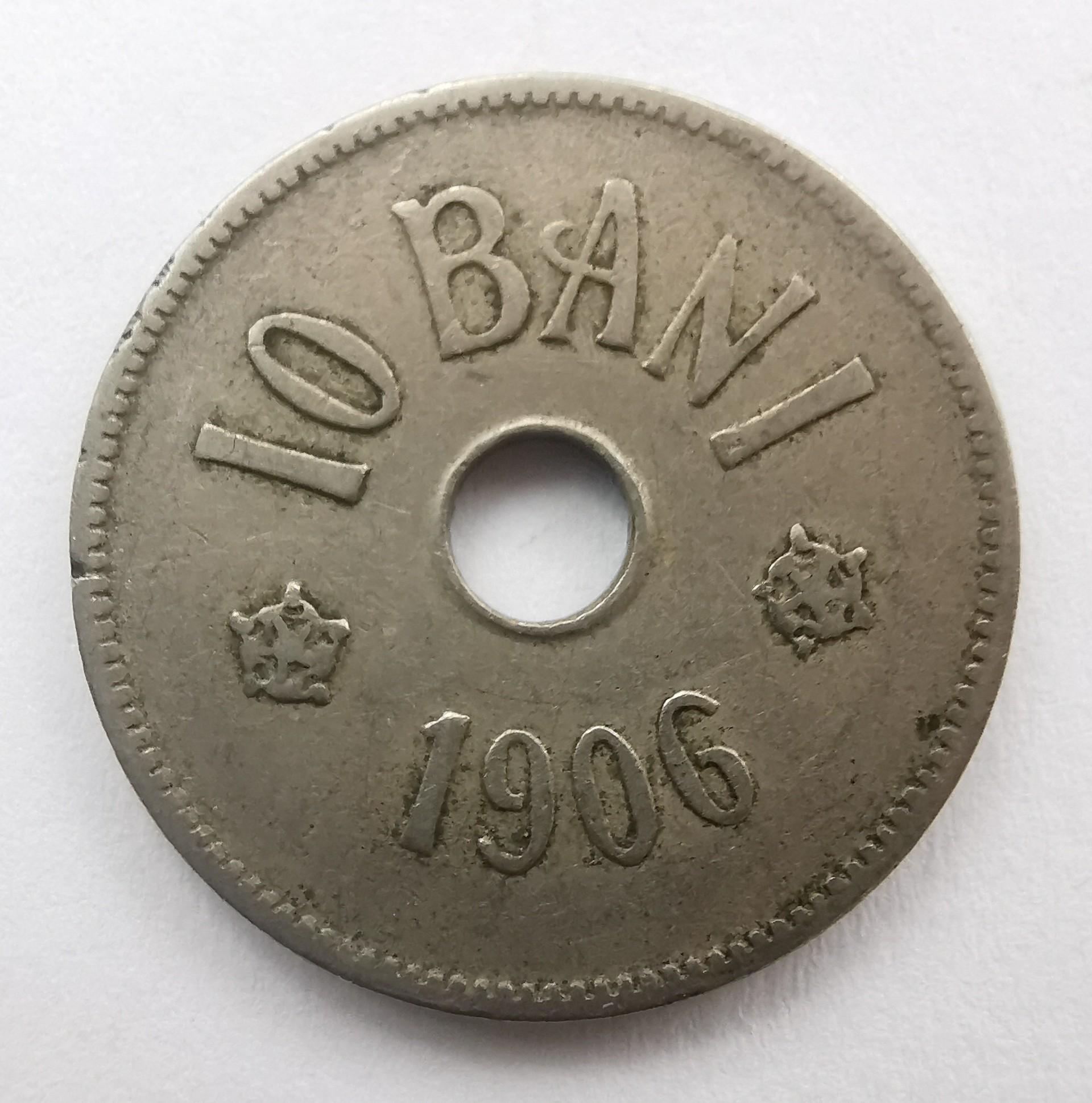 Rumunija 10 bani 1906