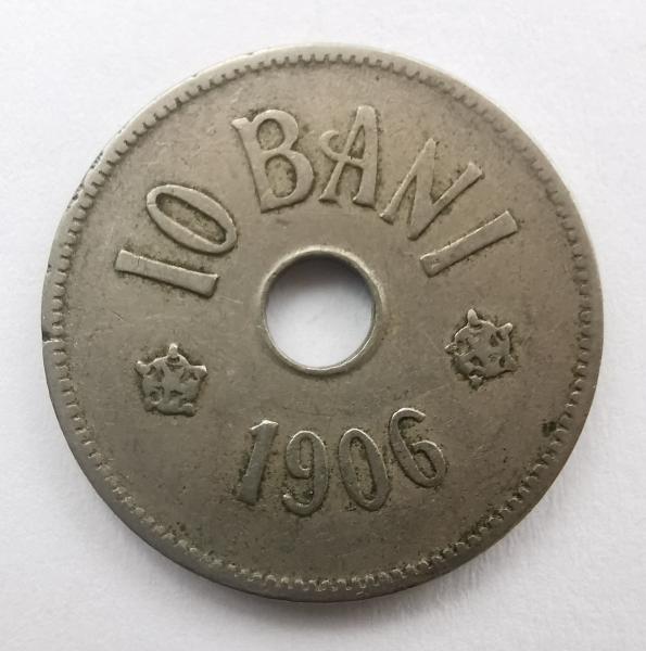 Rumunija 10 bani 1906