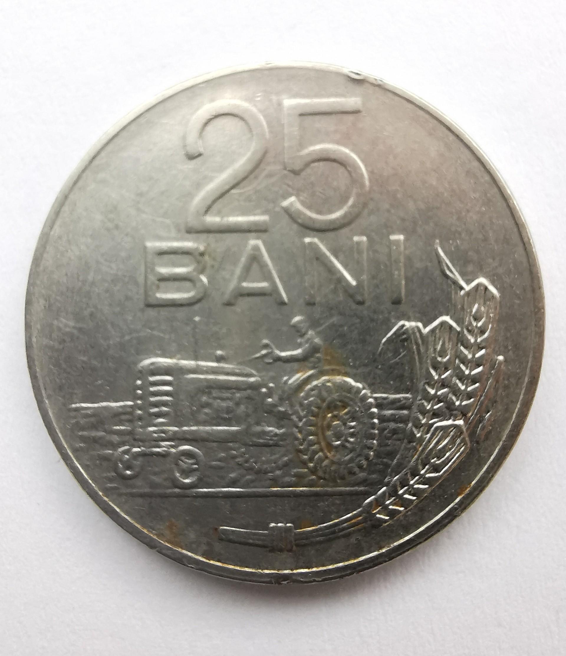 Rumunija 25 bani 1966