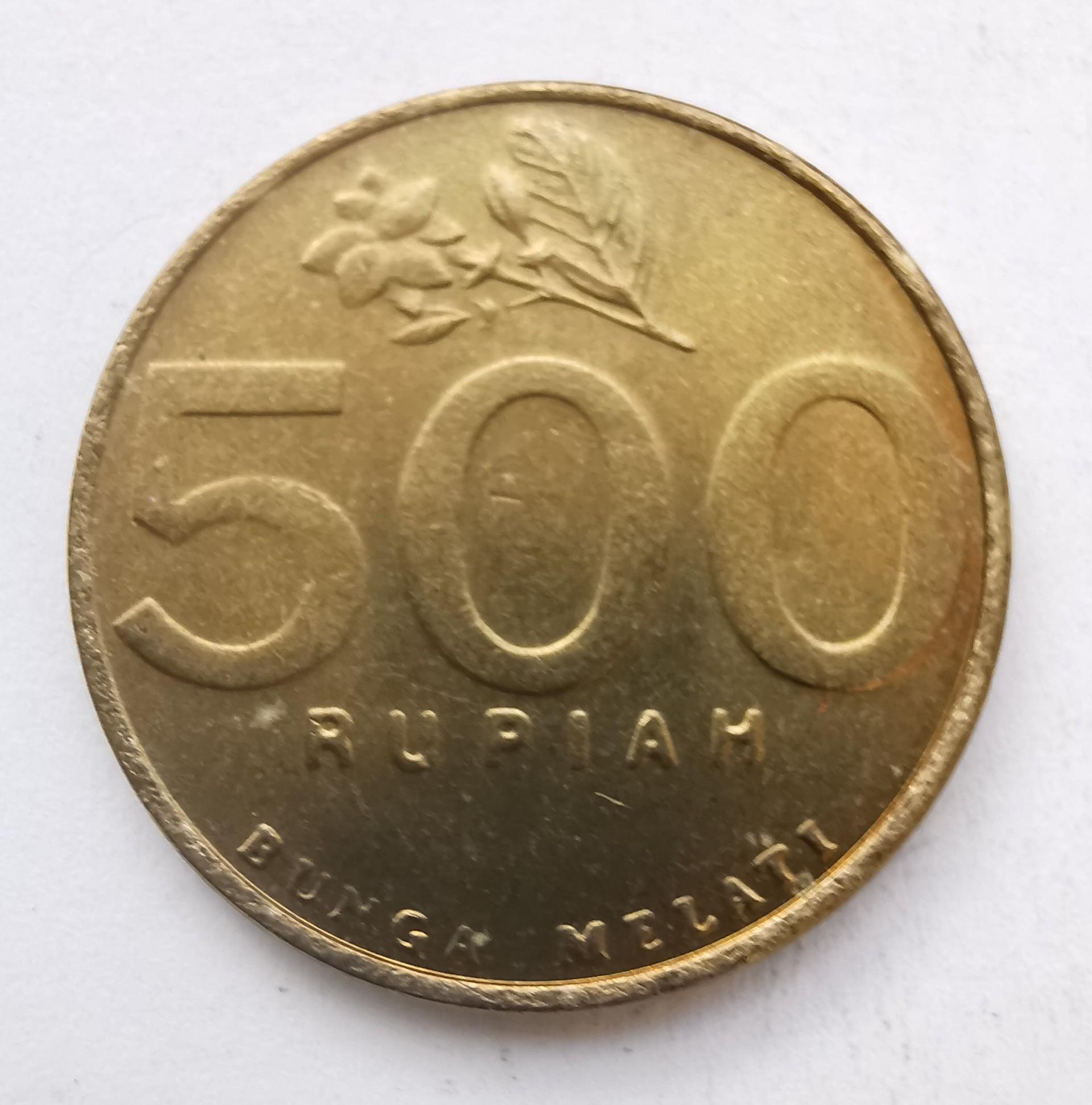 Indonezija 500 rupijų 1997