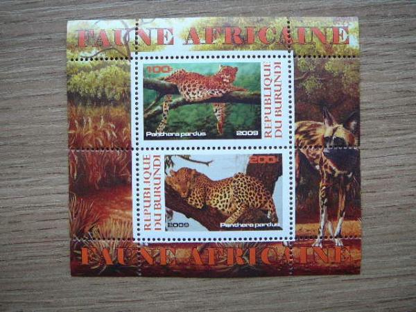 g048a Panteros Kates laukines 2009 svarus MNH