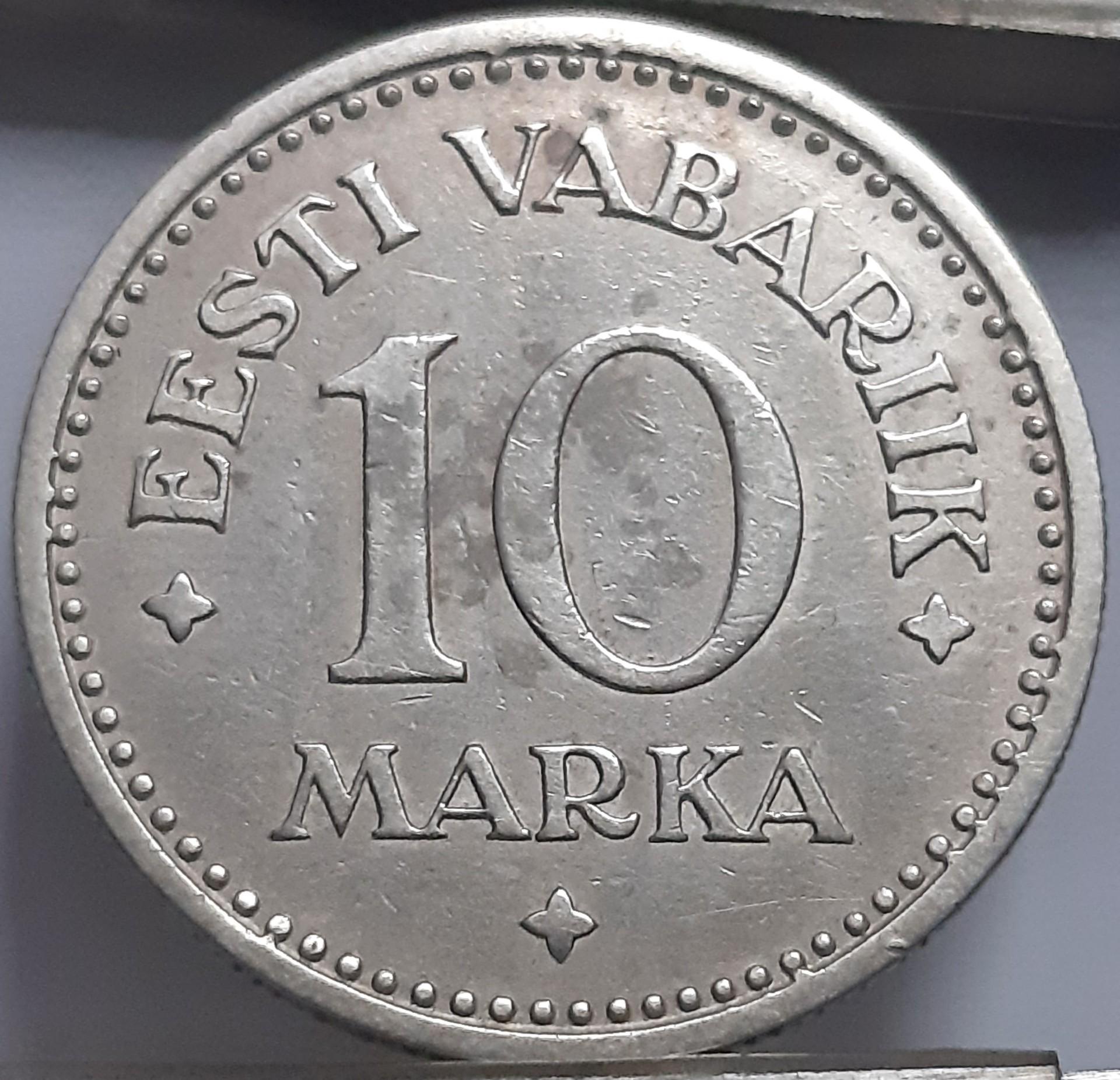 Estija 10 markių 1925 KM#4 (7895)