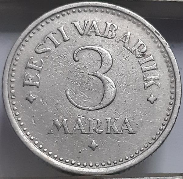 Estija 3 markės 1922 KM#2 (7897)