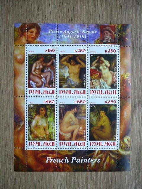 g164a Daile P.Renuaras Malavis 2010 svarus MNH