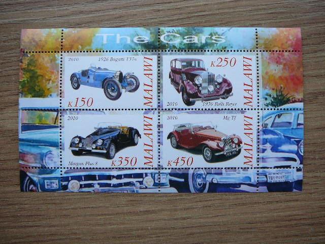 g178a Automobiliai Malavis 2010 svarus MNH