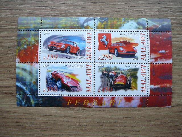 g180a Automobiliai Malavis 2010 svarus MNH