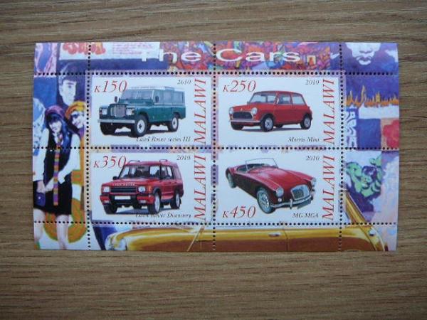 g183a Automobiliai Malavis 2010 svarus MNH