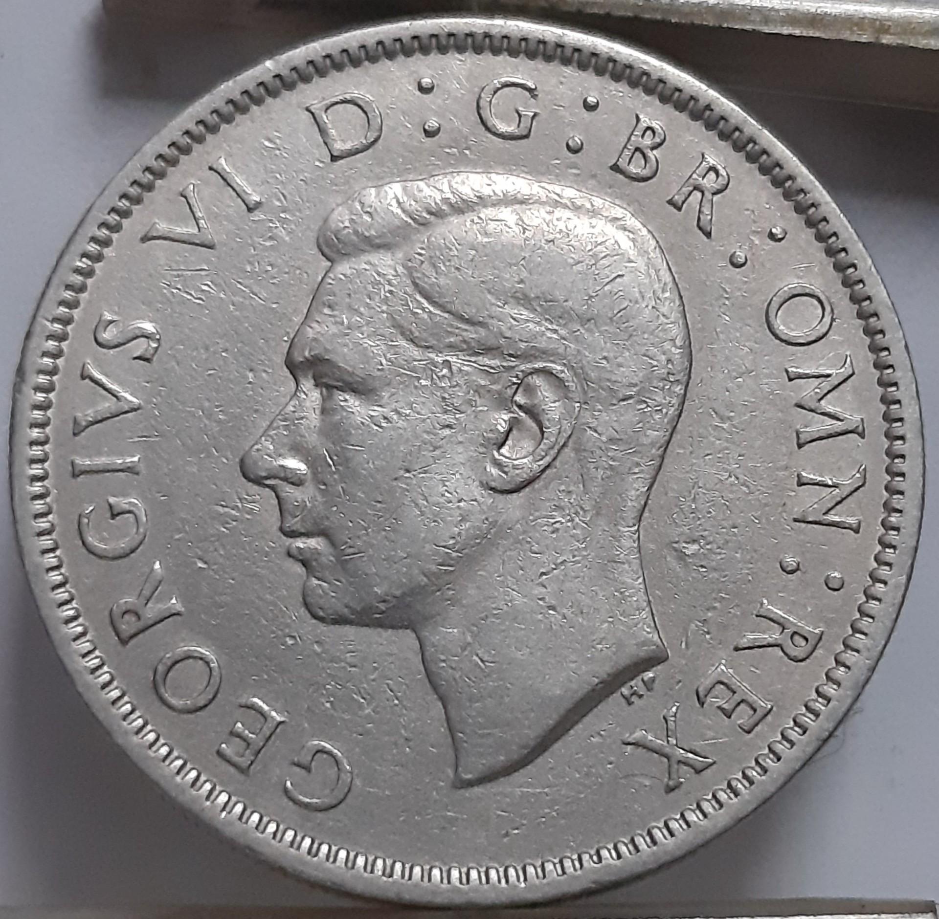 JK 2 šilingai 1947 KM#865 (7924)