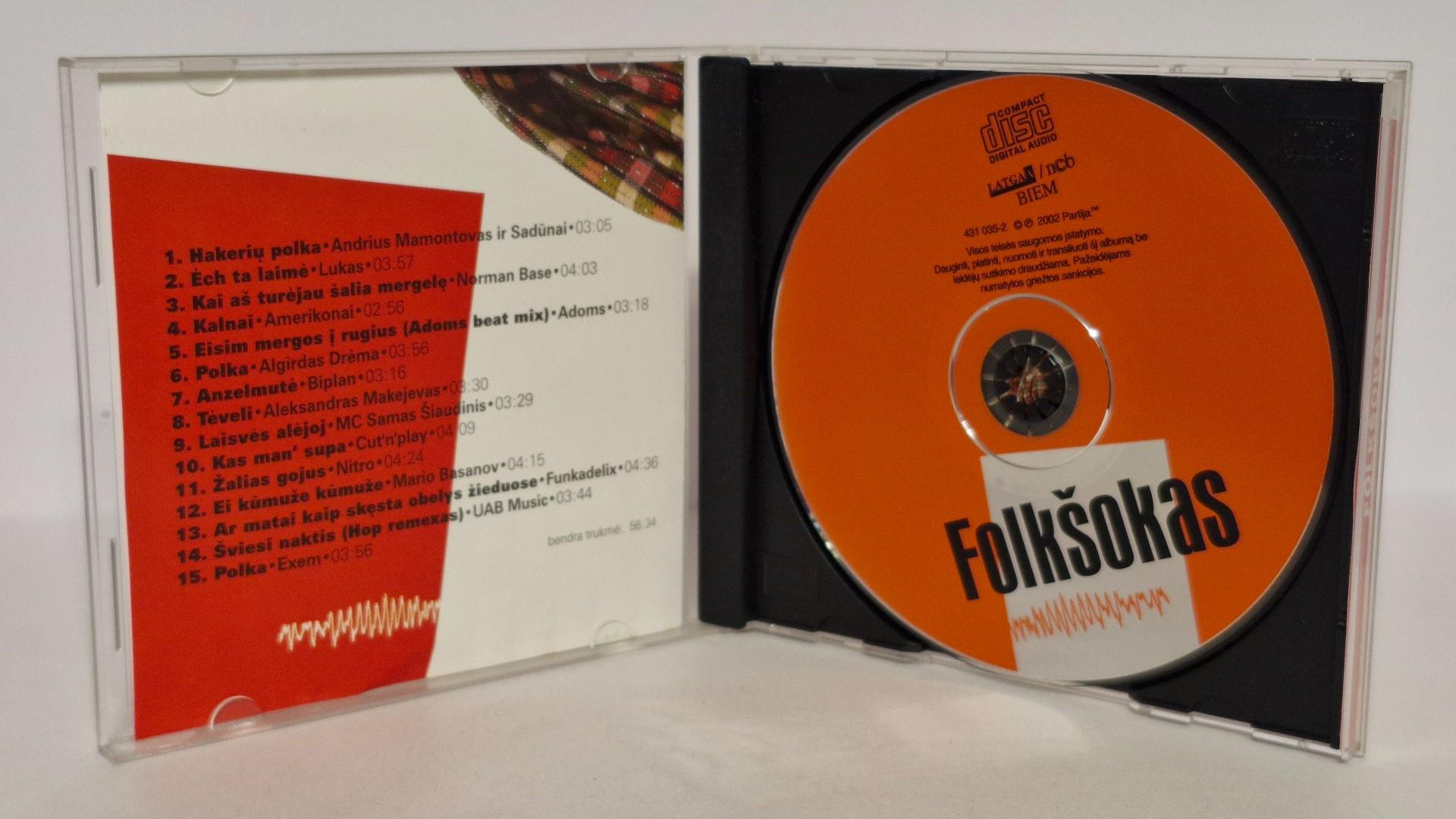 Audio CD Various – Folkšokas