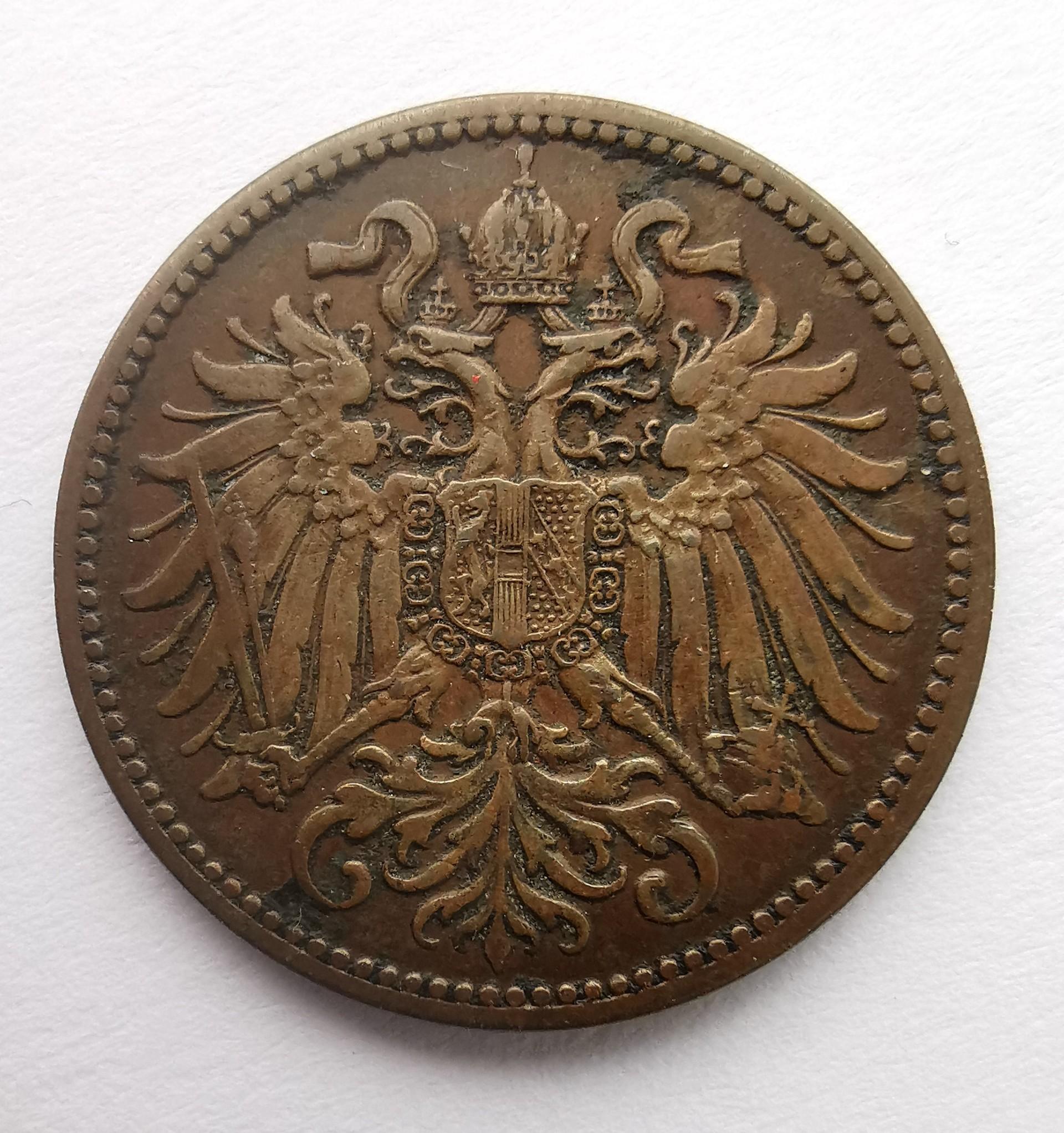 Austrija 2 heller 1911