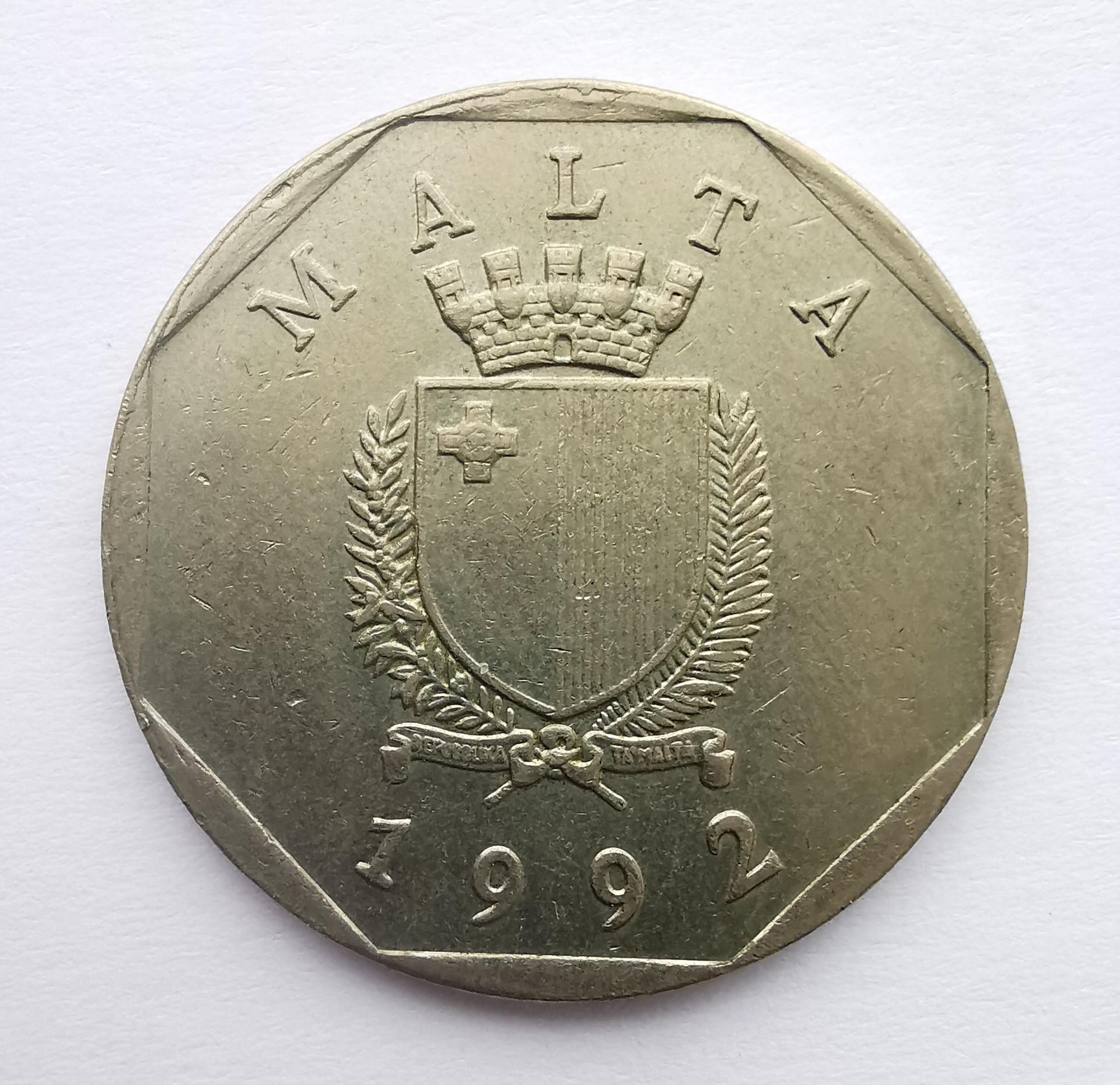 Malta 50 c 1992