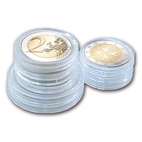 Kapsulės 2 eurų monetoms (iki 26 mm.) SAFE 6726XL