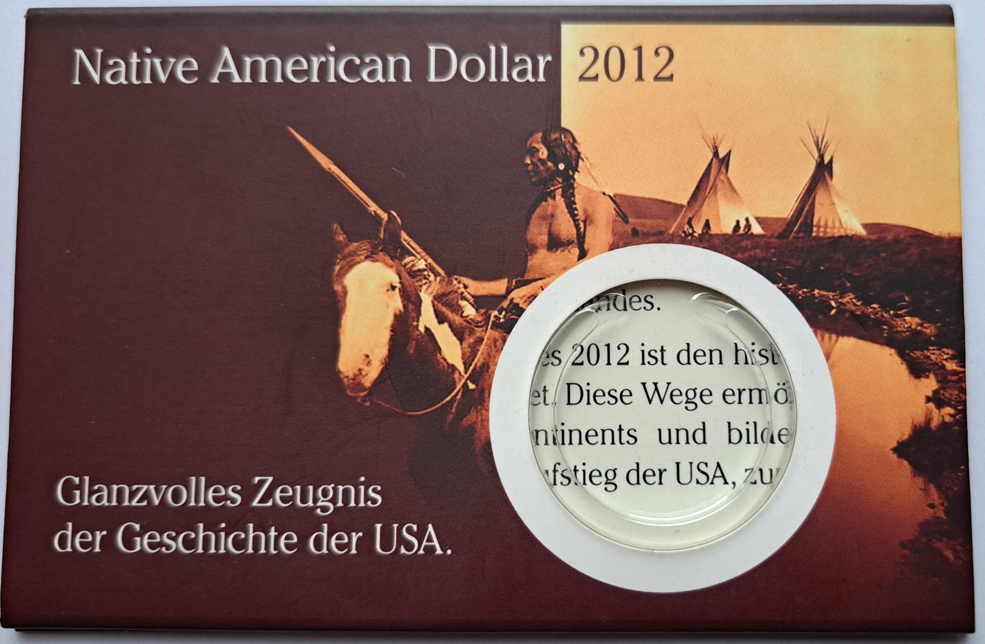 Native American Dollar 2012 be monetos (7966)