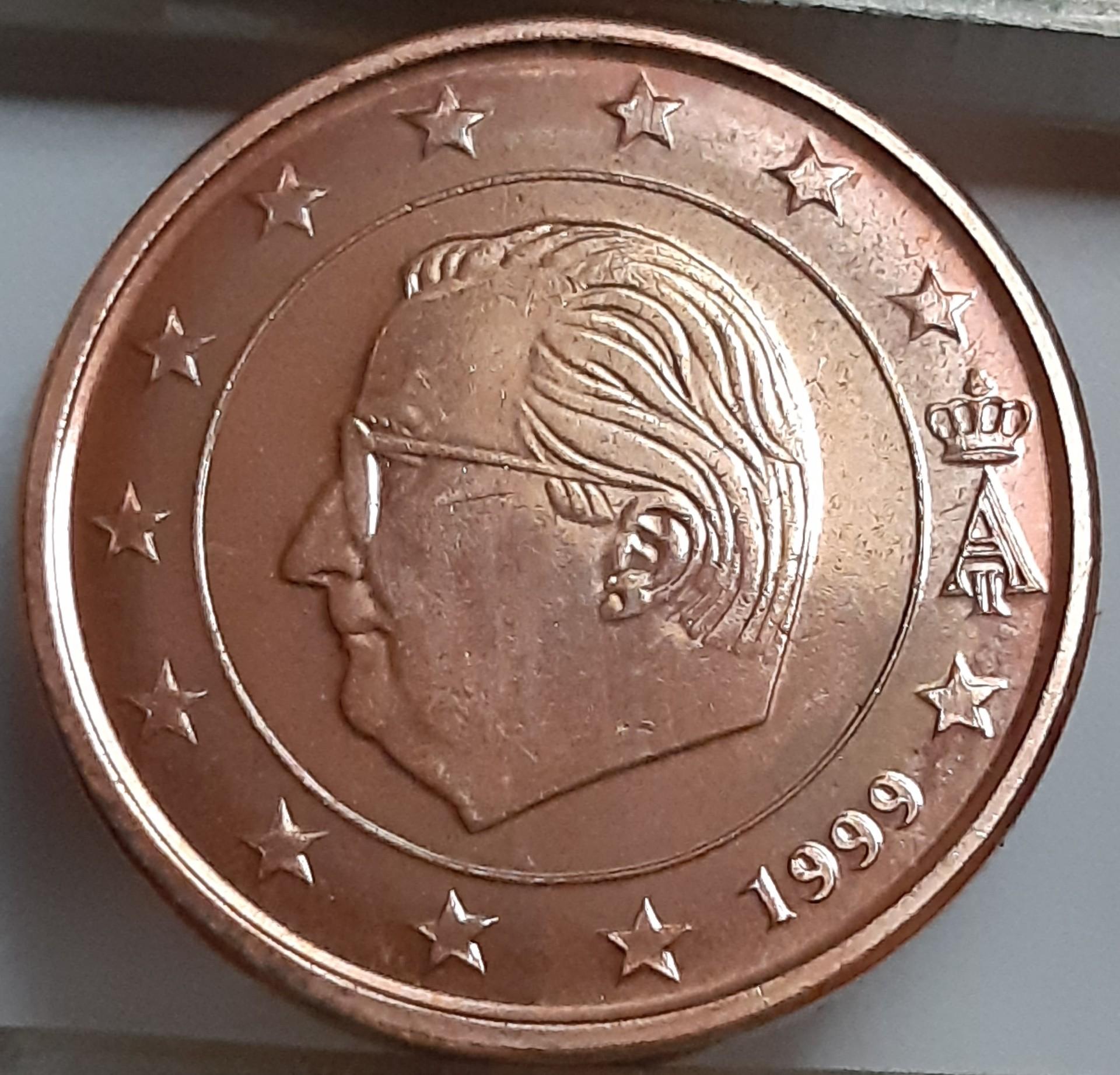 Belgija 5 euro centai 1999 BU KM#226 (7969)