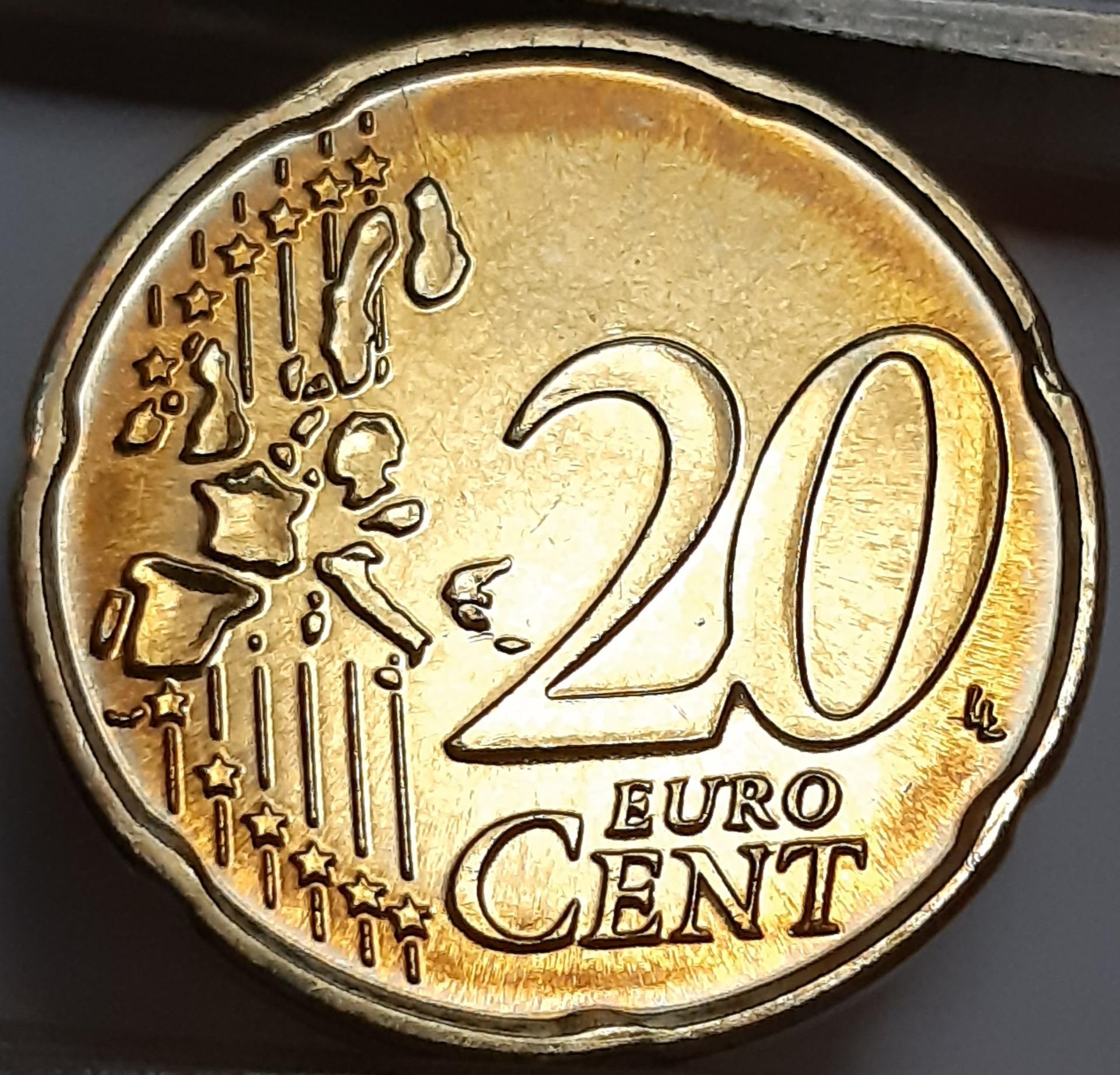 Belgija 20 euro centų 2000 KM#228 (7972)