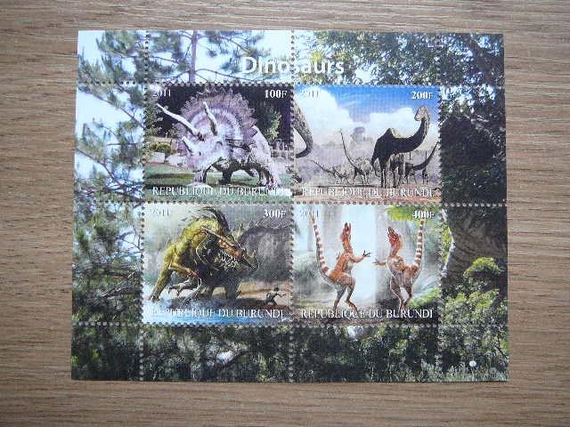Burundis 2011 Dinozaurai MNH #56