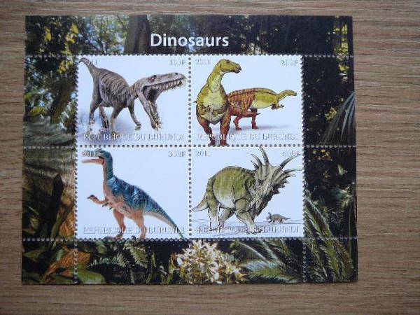 Burundis 2011 Dinozaurai MNH #52