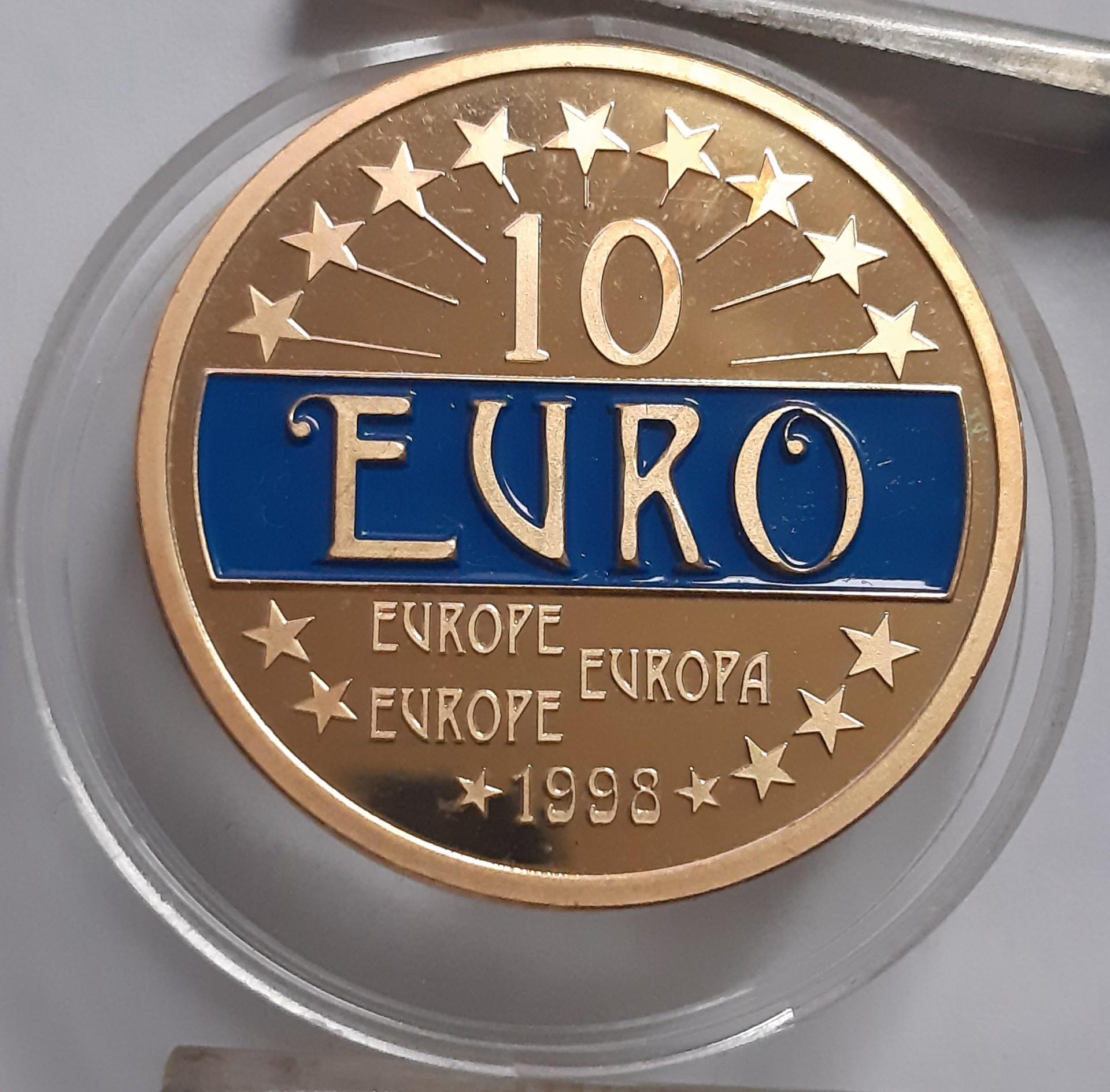 Eurozone 10 eurų spalvotas medalis N#188345 (8066)