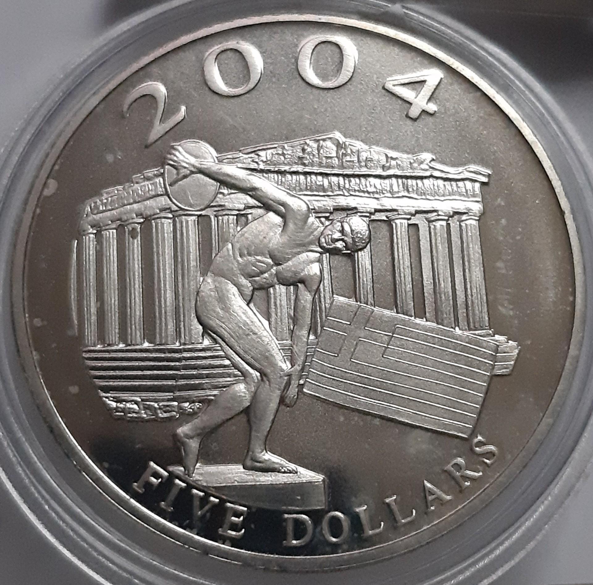Liberija 5 doleriai 2003 UNC proginė UC#334 (8068)