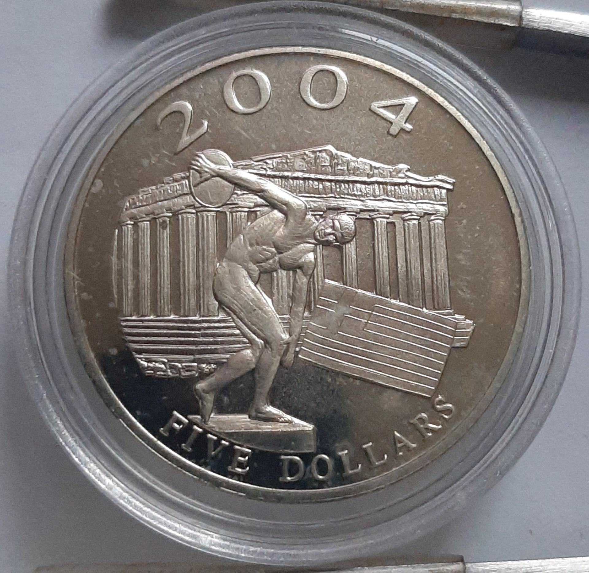 Liberija 5 doleriai 2003 UNC proginė UC#334 (8068)