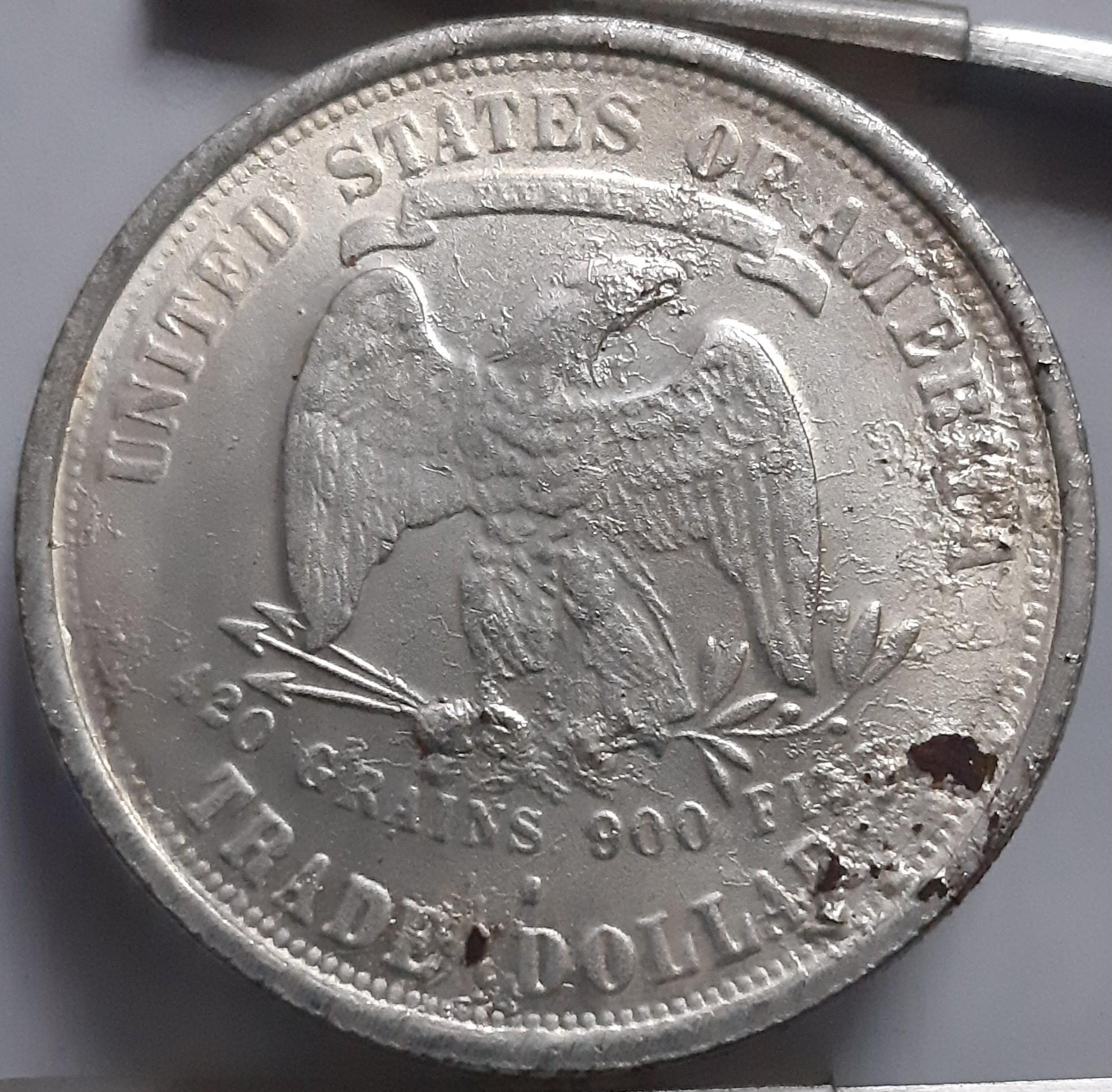 JAV 1 doleris "trade dollar" 1872 KOPIJA (8070)