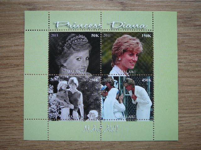 Malavis 2011 Diana - Velso princesė MNH #2